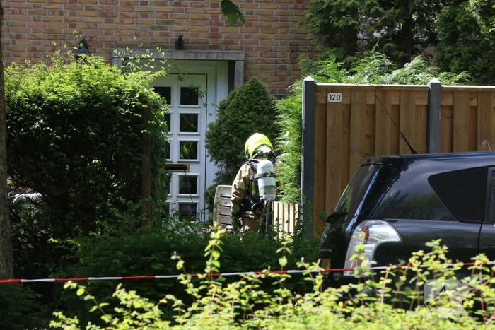 Gasleiding geraakt bij graafwerkzaamheden
