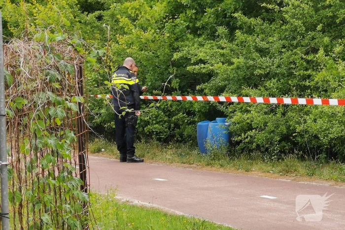 Aangetroffen vaten blijken onderdeel van survivalbaan