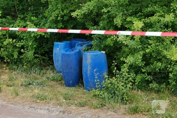 Aangetroffen vaten blijken onderdeel van survivalbaan