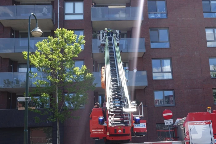 Brand op derde verdieping van appartementencomplex