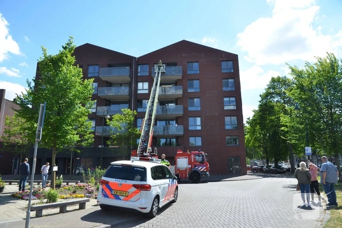 Brand op derde verdieping van appartementencomplex