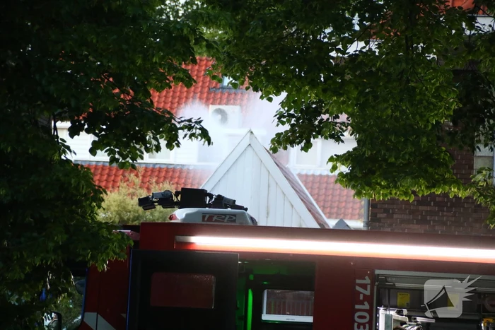 Flinke brand in schuur