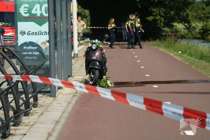 Zoekactie na vondst van onbeheerde scooter