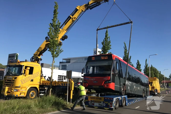 Enorme verkeersopstopping door gestrande stadsbus