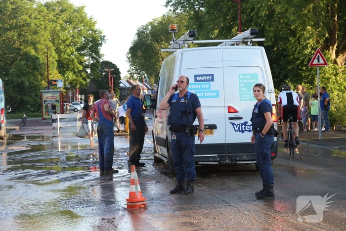 Waterballet na gesprongen waterleiding