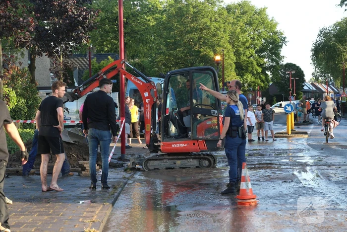 Waterballet na gesprongen waterleiding