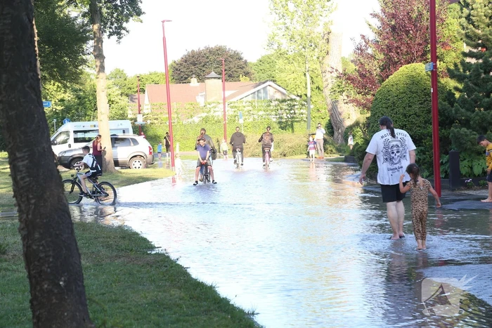 Waterballet na gesprongen waterleiding
