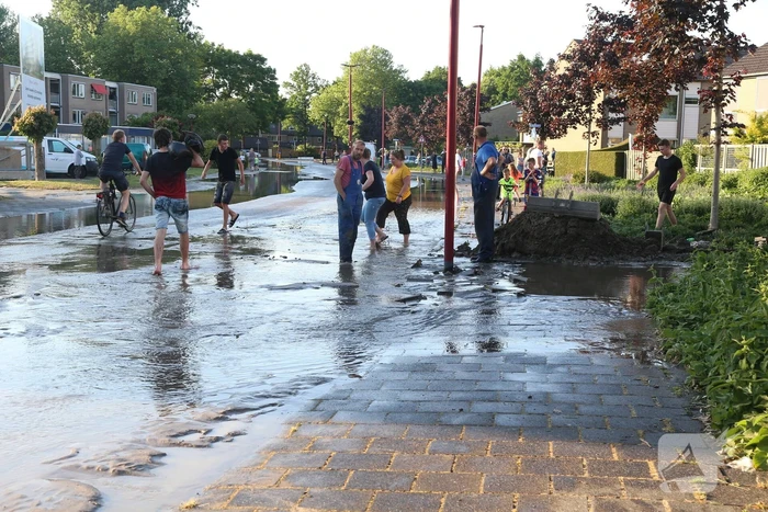 Waterballet na gesprongen waterleiding