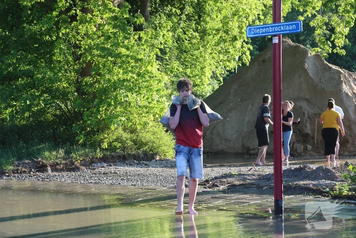 Waterballet na gesprongen waterleiding