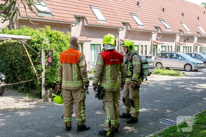 Bewoner raakt gasleiding tijdens klussen
