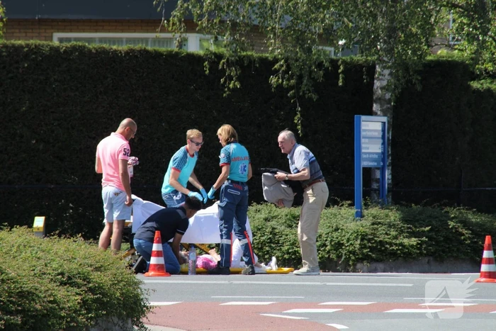 Fietser gewond na val
