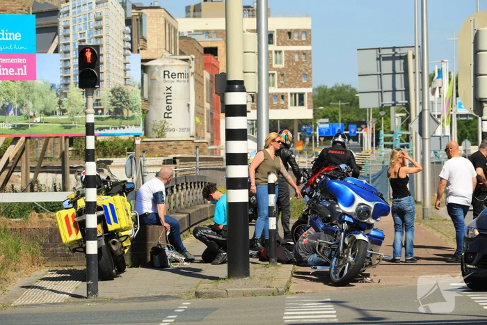 Motorrijder gewond bij ongeval