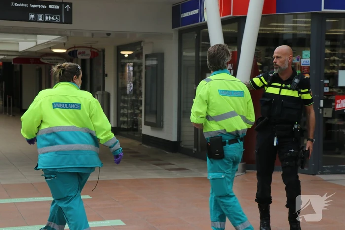 Flinke brand bij winkelcentrum Koperwiek