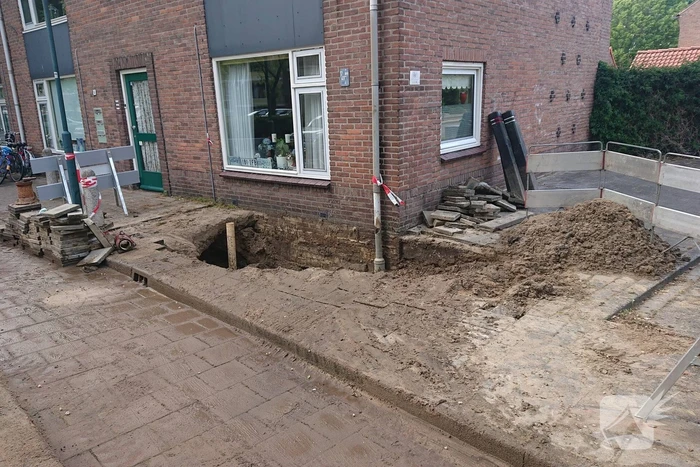 Wederom waterleiding gesprongen