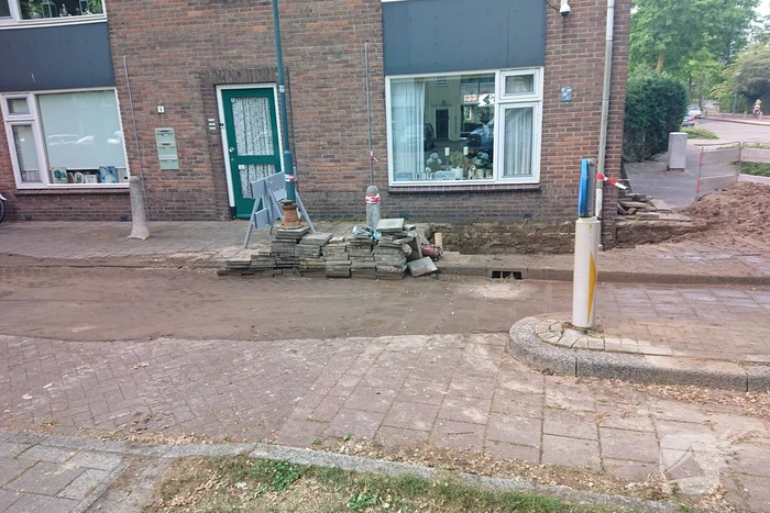 Wederom waterleiding gesprongen