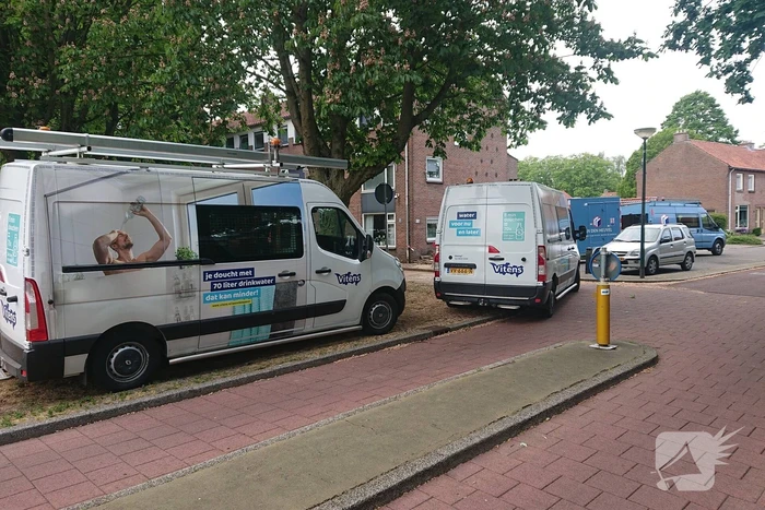 Wederom waterleiding gesprongen
