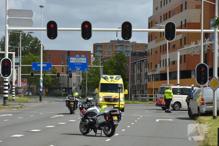 Opnieuw aanrijding met fiets, een persoon gewond