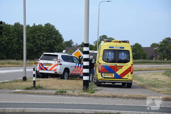 Wielrenner gewond bij botsing met auto