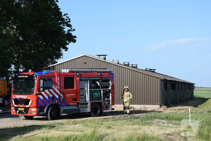 Uitslaande brand in schuur snel onder controle