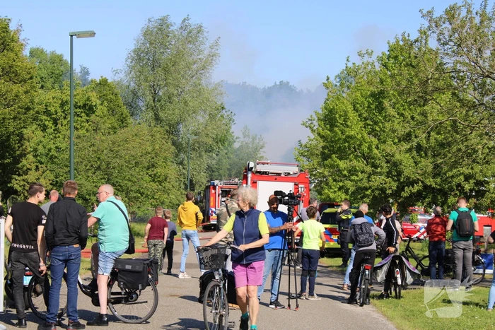 Veel rook bij grote brand Zuiderzeewijk