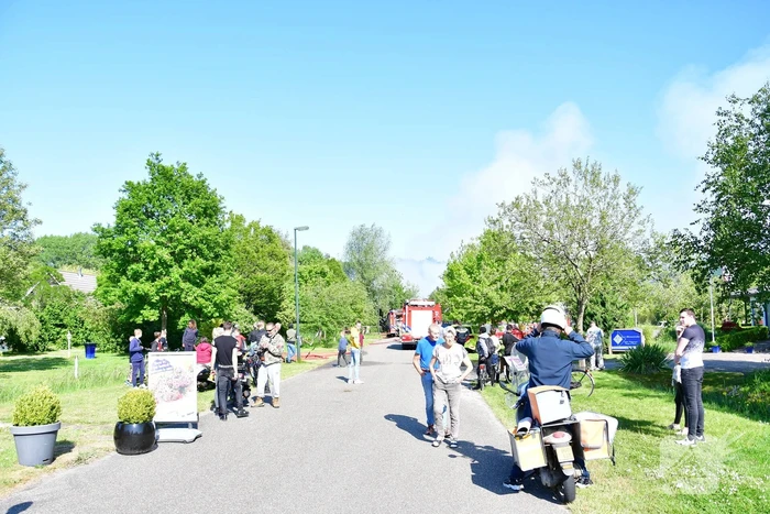 Veel rook bij grote brand Zuiderzeewijk
