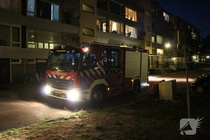 Gaslekkage blijkt lekkende brommer in berging
