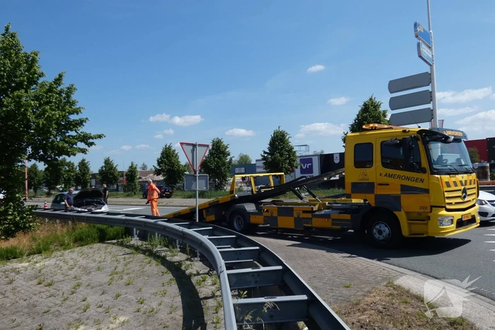 Brand in motorcompartiment