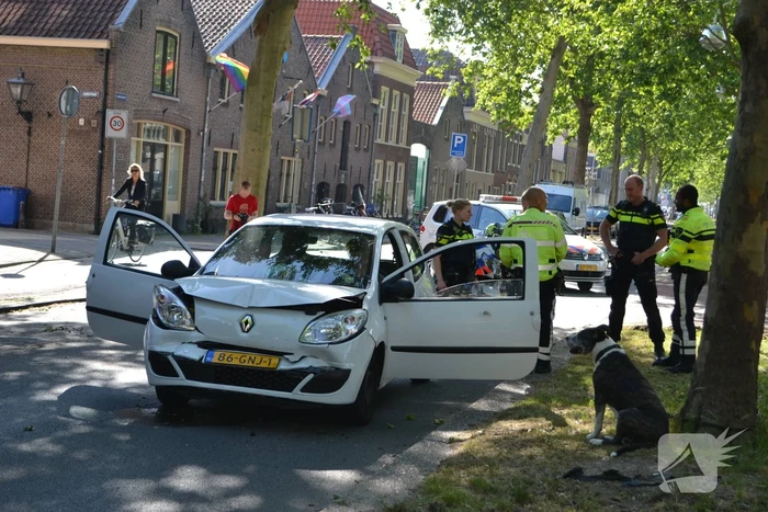 Veel schade door kop-staart botsing