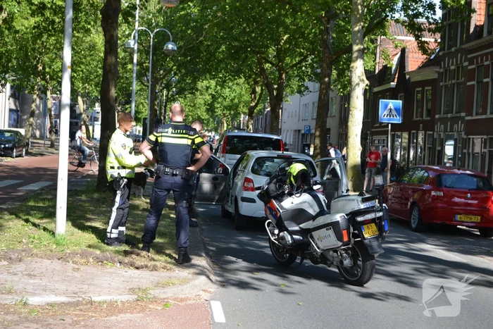 Veel schade door kop-staart botsing