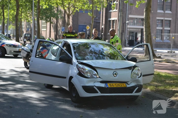 Veel schade door kop-staart botsing
