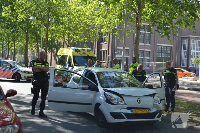 Veel schade door kop-staart botsing