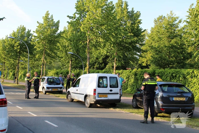 Gewonden bij aanrijding met drie auto's