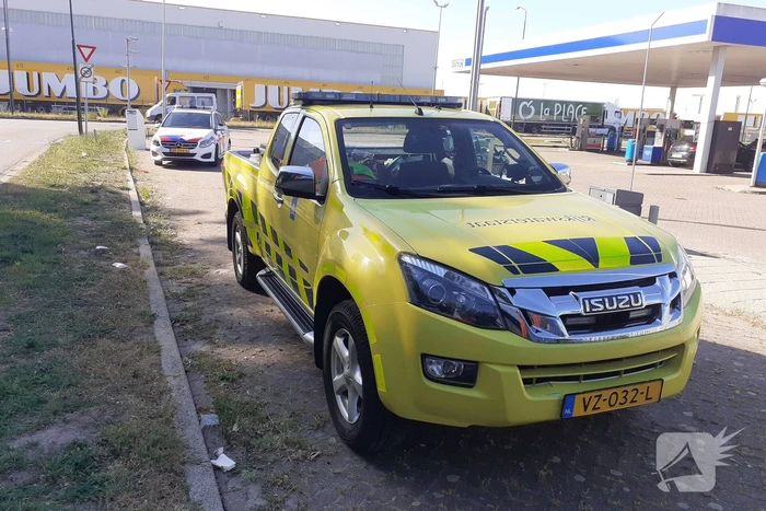 Ongeval tussen vrachtwagen en personenauto