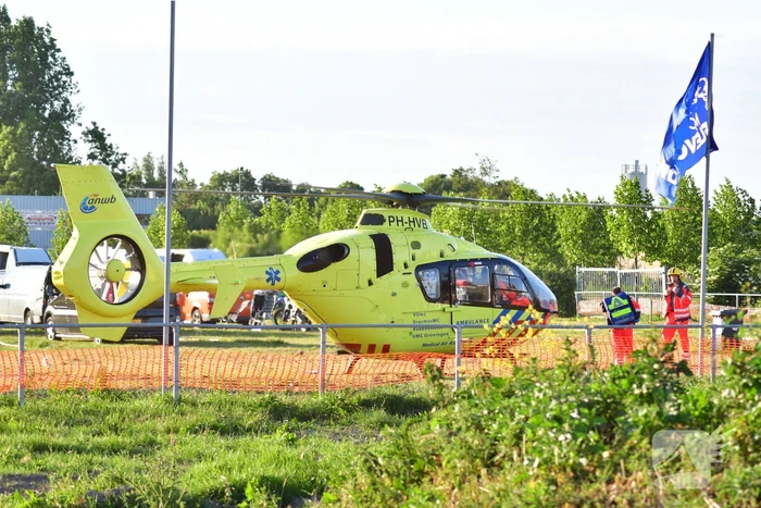 Persoon gewond na ongeval op crossbaan