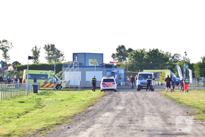 Persoon gewond na ongeval op crossbaan