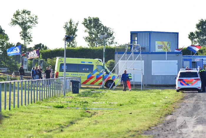 Persoon gewond na ongeval op crossbaan