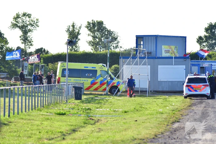 Persoon gewond na ongeval op crossbaan