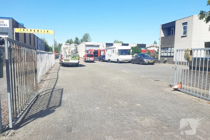 Brand in bedrijfspand op Industrieterrein Noordersluis