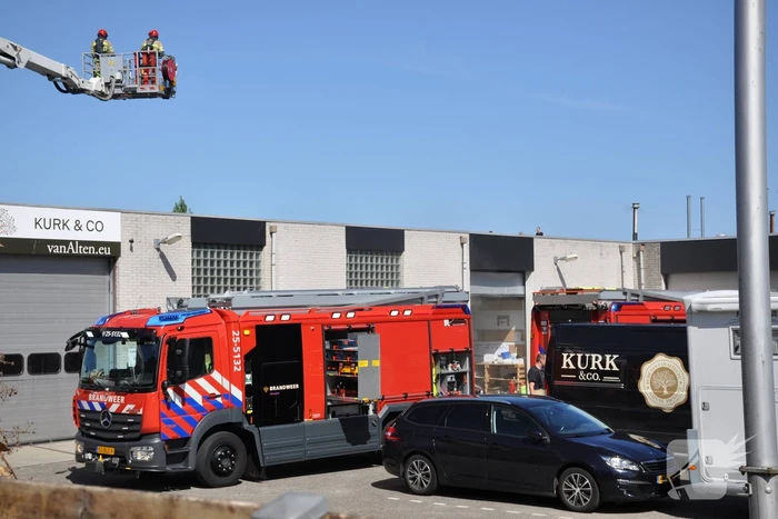Brand in bedrijfspand op Industrieterrein Noordersluis