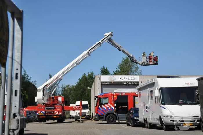 Brand in bedrijfspand op Industrieterrein Noordersluis