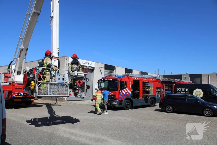 Brand in bedrijfspand op Industrieterrein Noordersluis