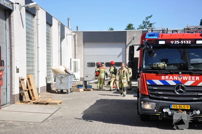 Brand in bedrijfspand op Industrieterrein Noordersluis