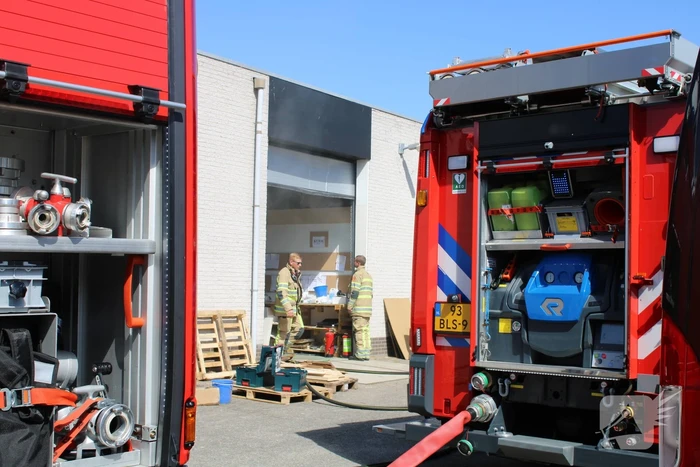 Brand in bedrijfspand op Industrieterrein Noordersluis