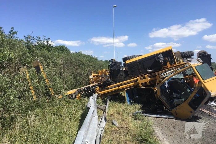 Drie rijstroken dicht na ongeval
