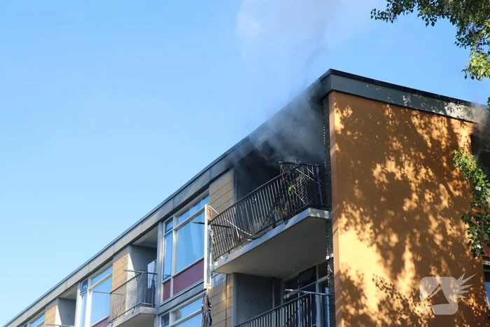 Brand na explosie in flatwoning