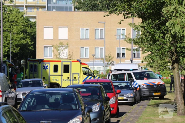Brand na explosie in flatwoning