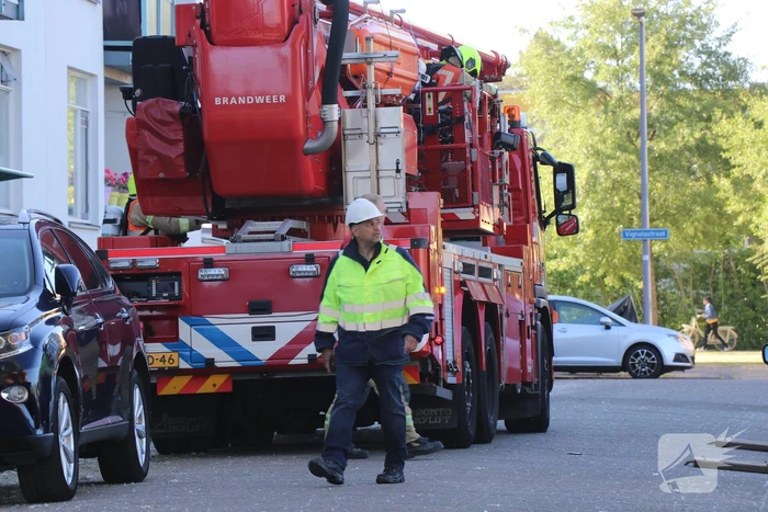 Brand na explosie in flatwoning