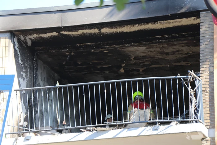 Brand na explosie in flatwoning