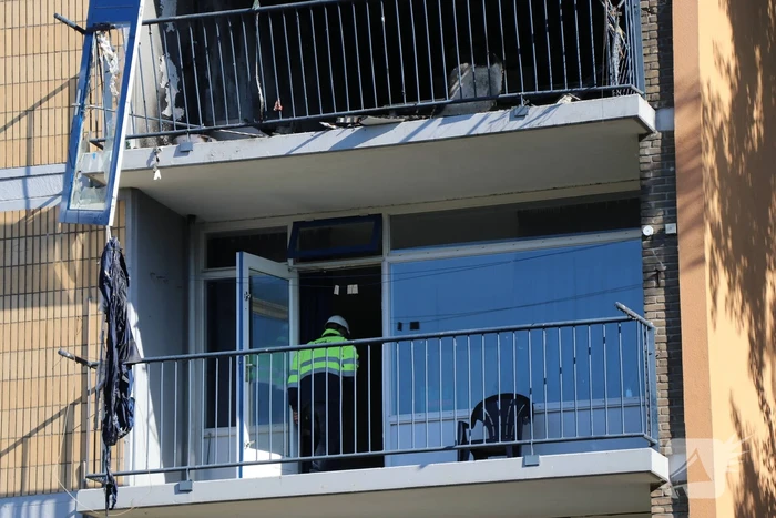 Brand na explosie in flatwoning