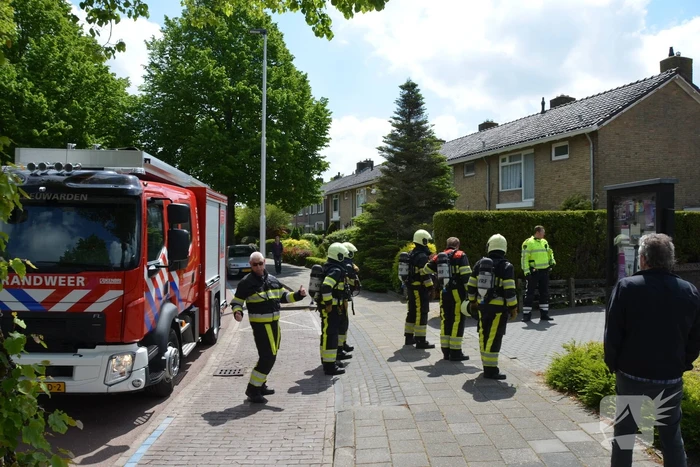 Flinke rookontwikkeling bij uitslaande schuurbrand